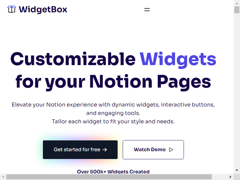 WidgetBox